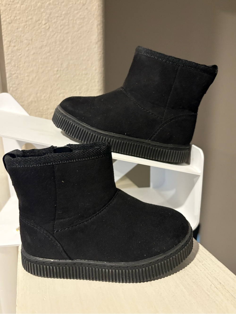 Cat & Jack Toddler Girls Arlo Zipper Shearling Style Boots ARLO Size 6